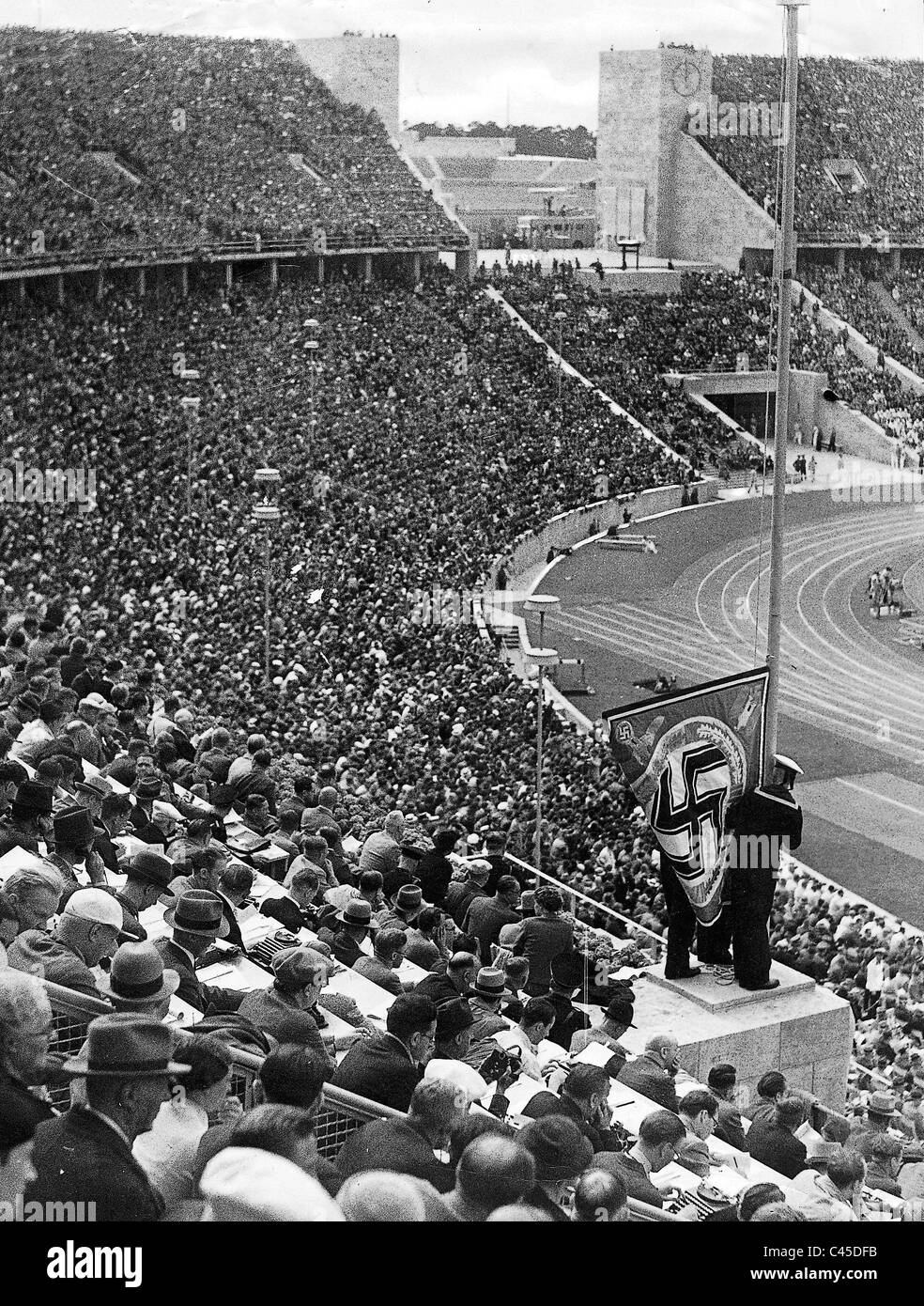 Apertura delle Olimpiadi di estate a Berlino, 1936 Foto Stock