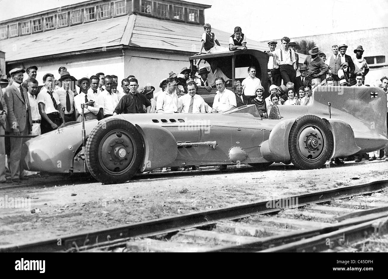 Registrare auto "Uccello blu", 1932 Foto Stock
