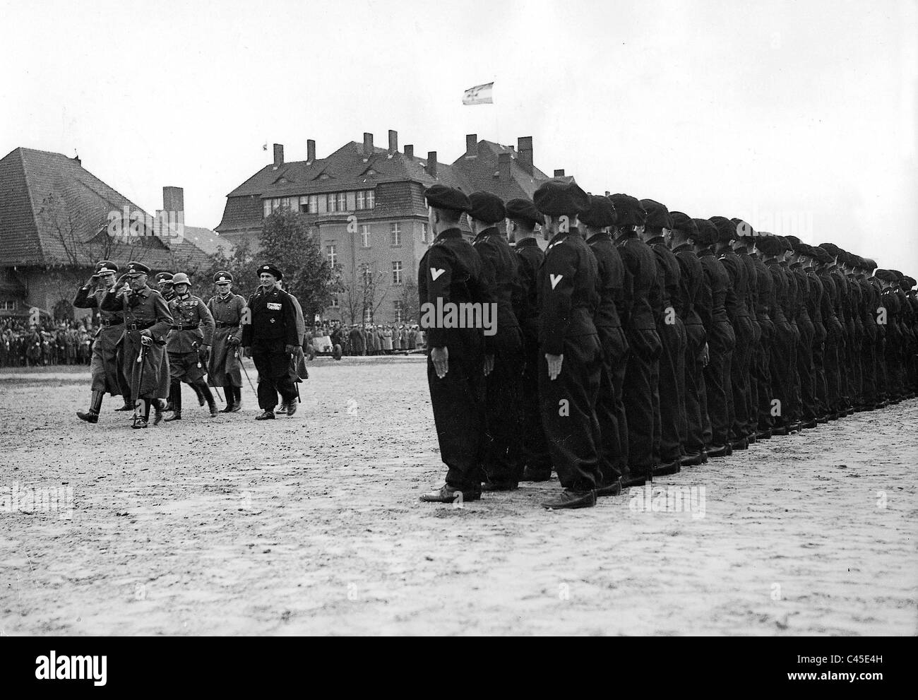 Unità corazzate della forza di difesa in Wuensdorf, 1935 Foto Stock