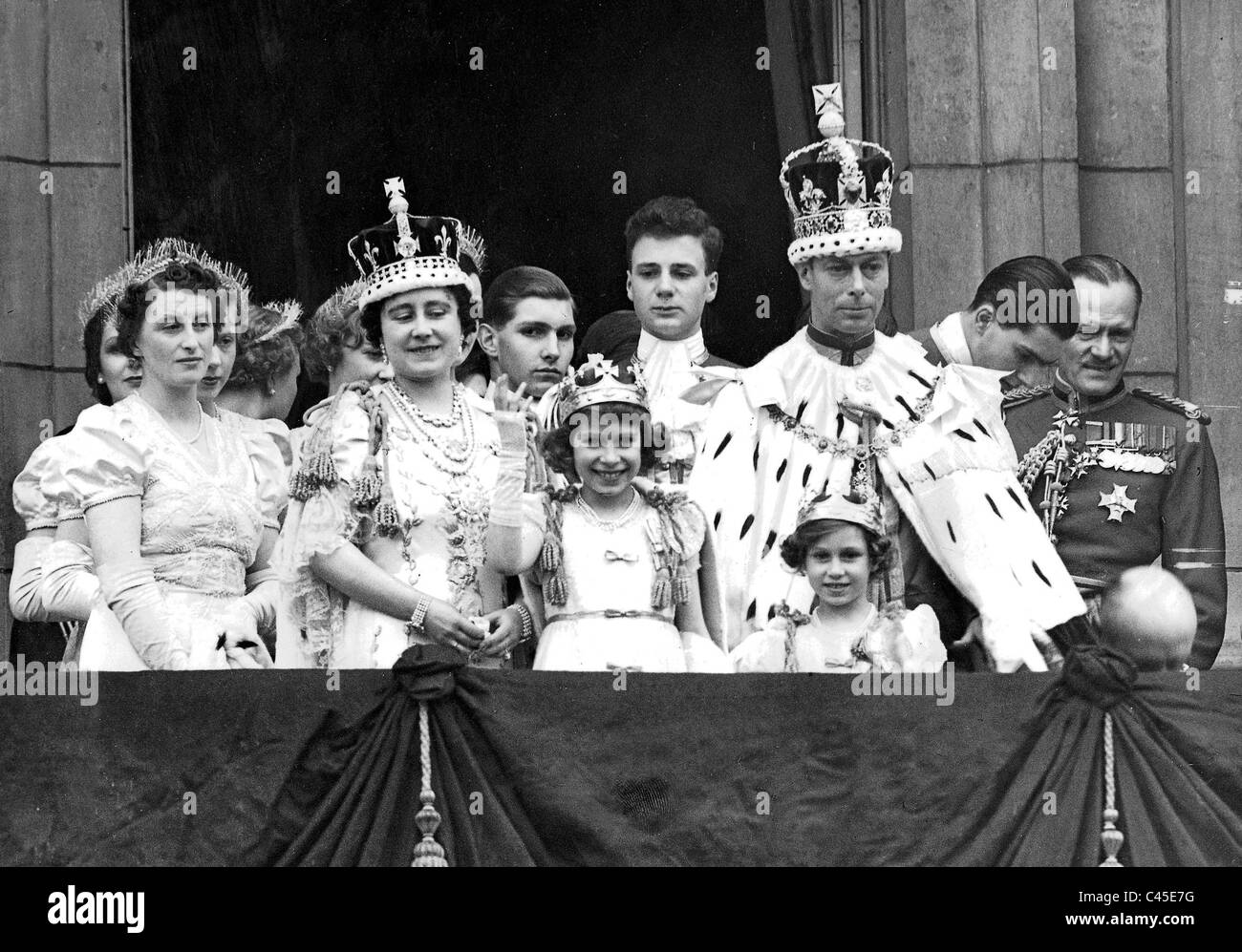George VI. della Gran Bretagna dopo l'incoronazione, 1937 Foto Stock