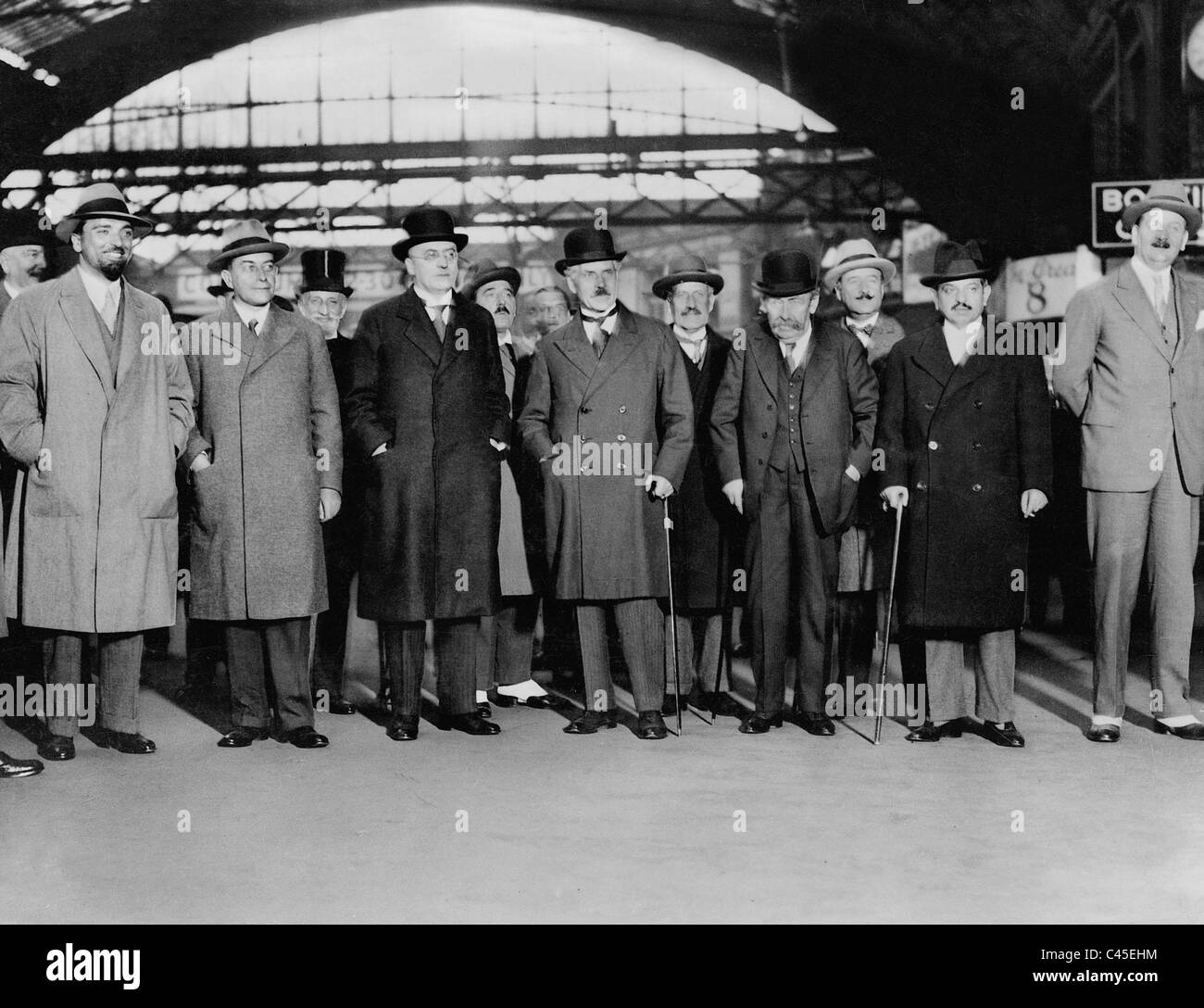 I partecipanti in sette conferenza Power a Londra, 1931 Foto Stock