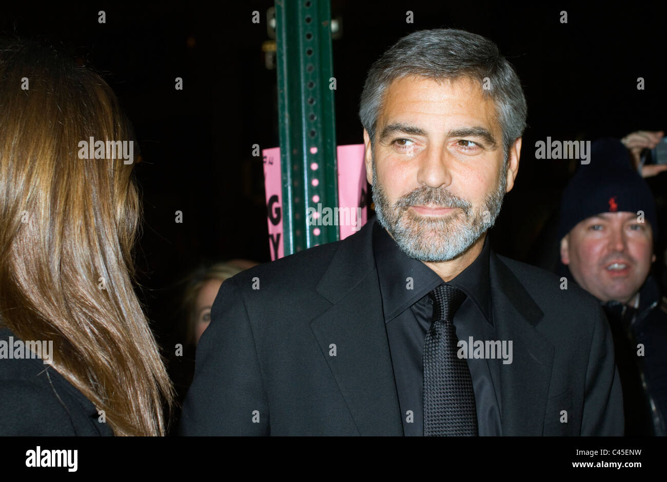 Attore George Clooney arriva per la New York Film Critics Circle Awards Foto Stock