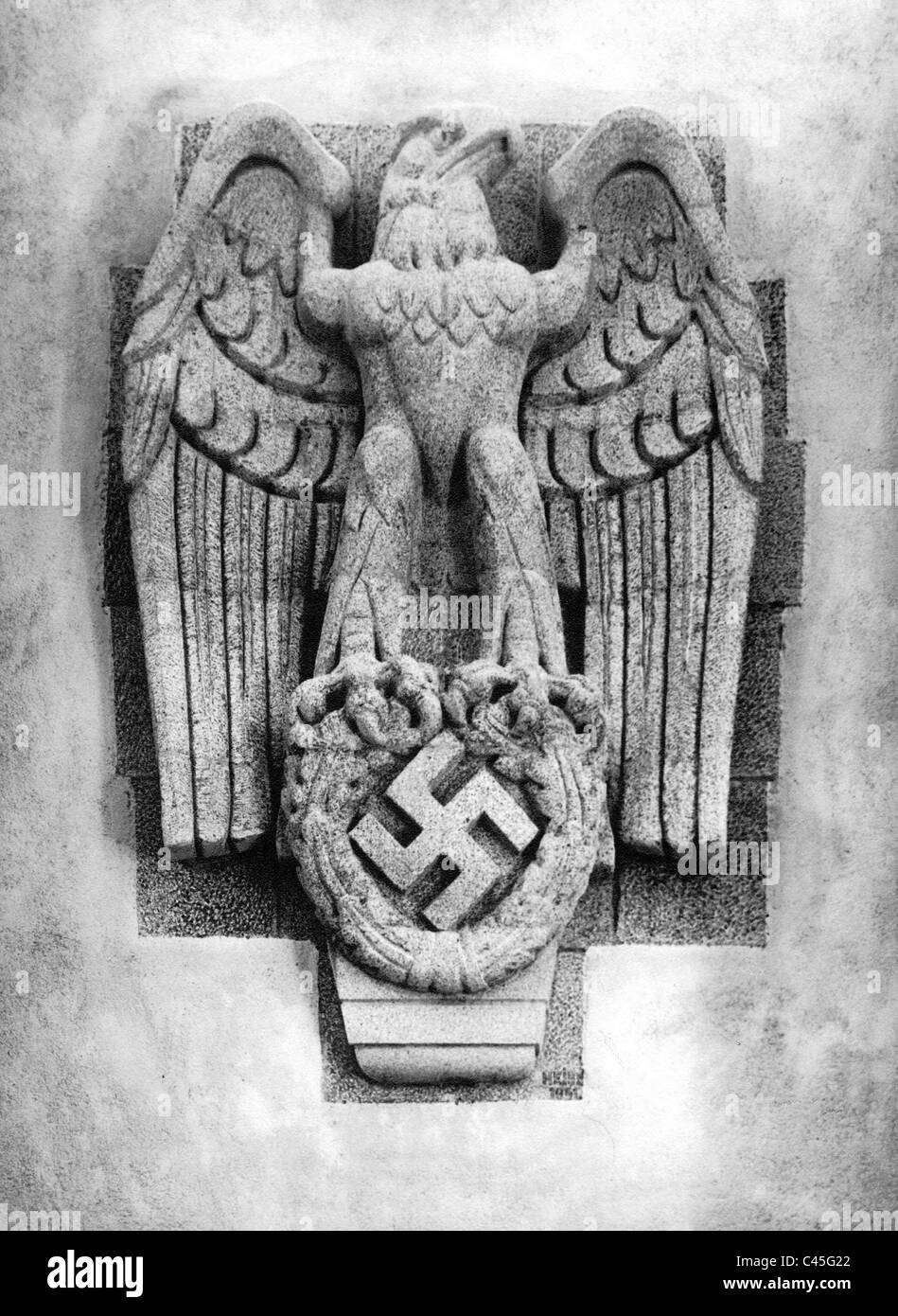 Reich Eagle costituiscono il Terzo Reich Foto Stock