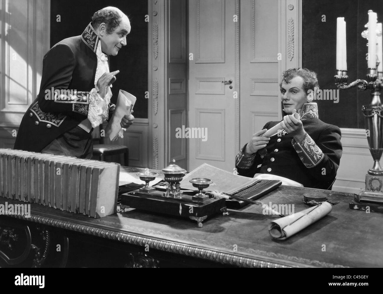 Gustav e Waldau Gustaf Gruendgens in 'così un amore chiuso', 1934 Foto Stock