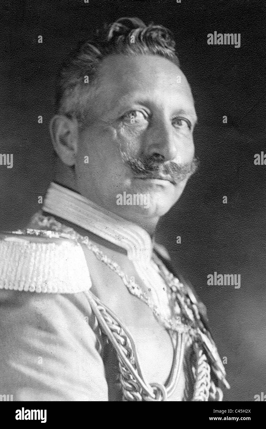 L'imperatore Guglielmo II, 1914 Foto Stock