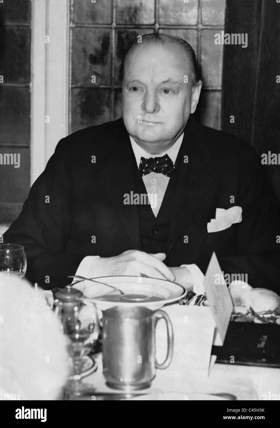 Winston Churchill, 1938 Foto Stock