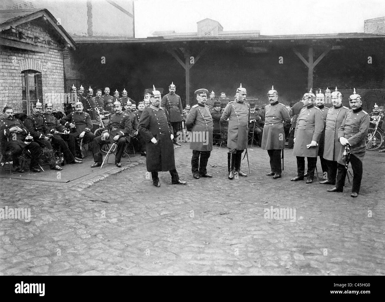 I poliziotti in Moabit, 1910 Foto Stock