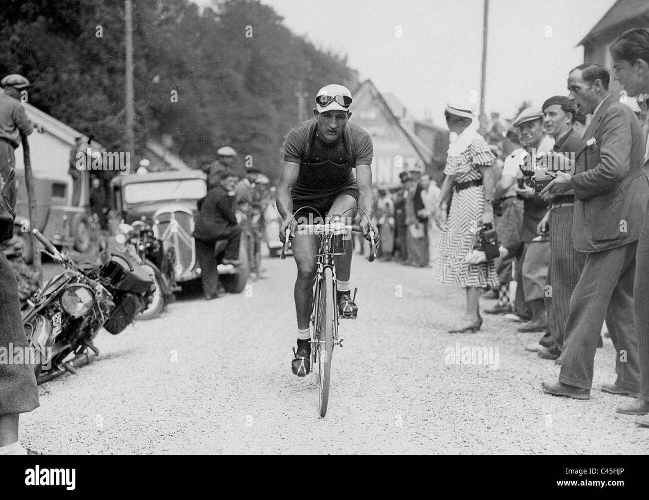 Vintage Cycling Print – Tour de France, Gino Bartali, 1953