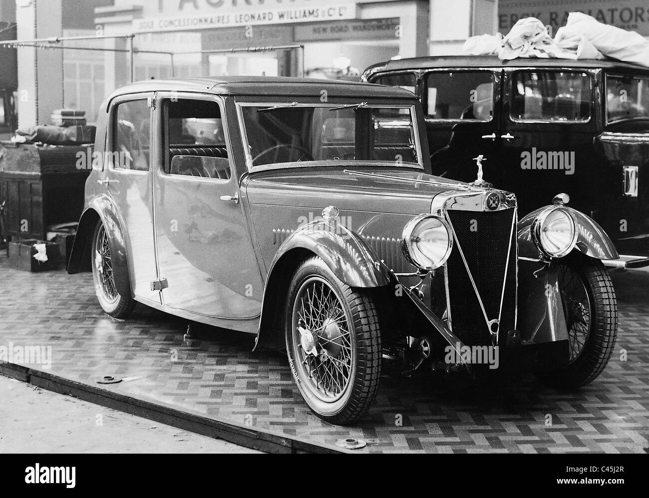 Crossley-car al motor show la Olympia Exhibition Hall di Londra, 1932 Foto Stock