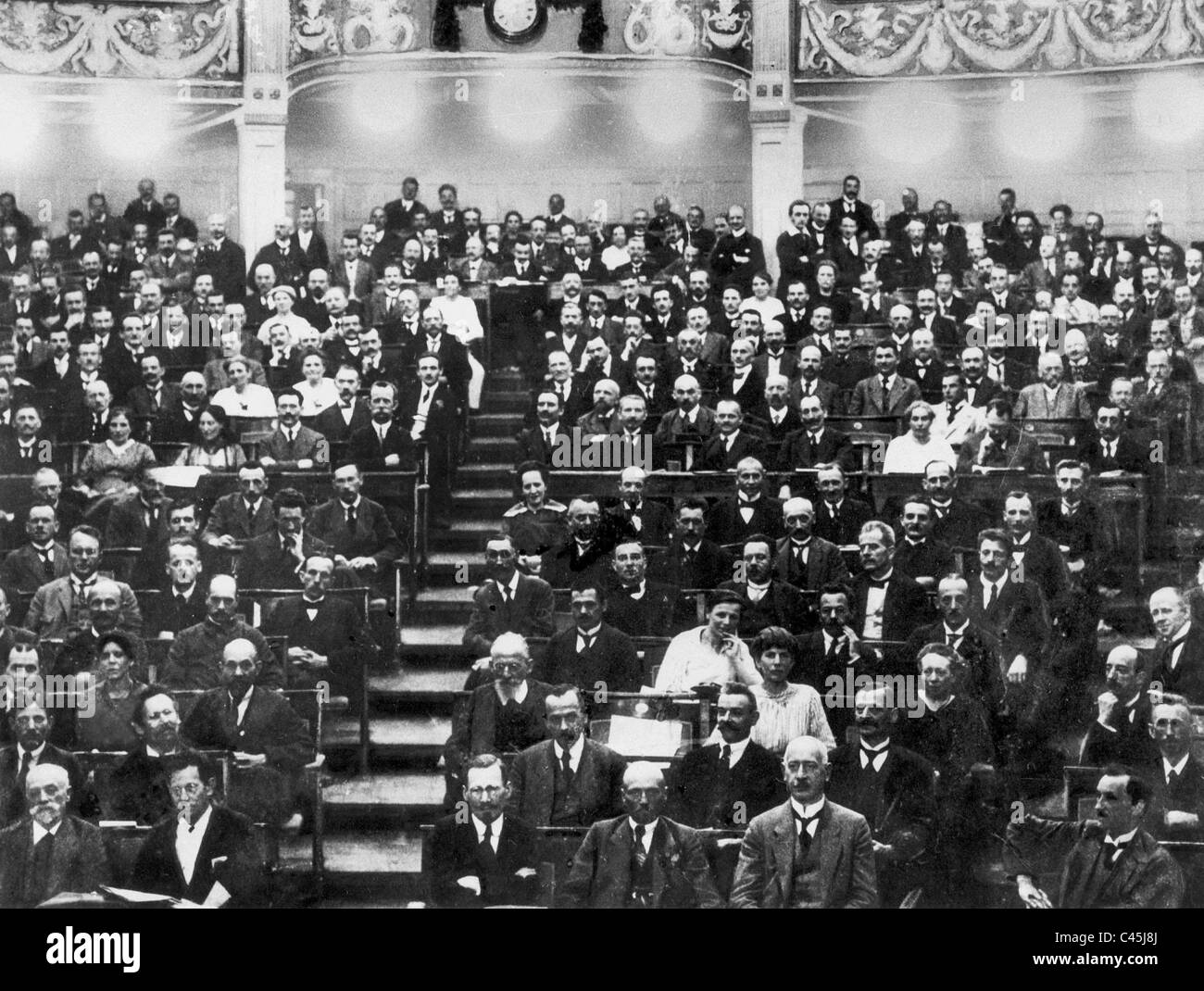 Congresso di partito del DOCUP a Weimar, 1919 Foto Stock