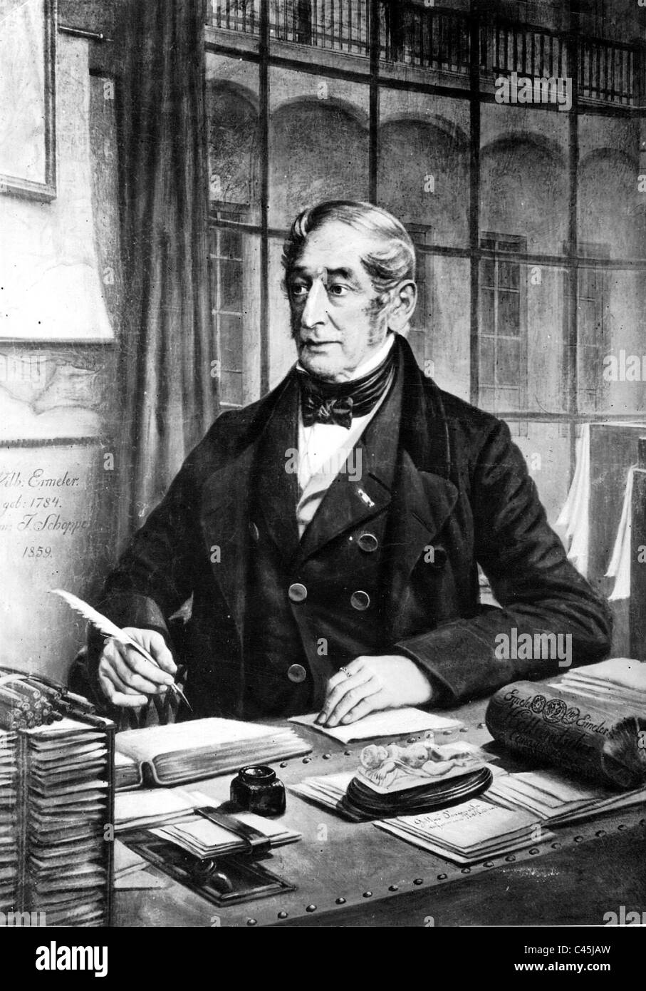 Produttore nel suo ufficio, 1859 Foto Stock