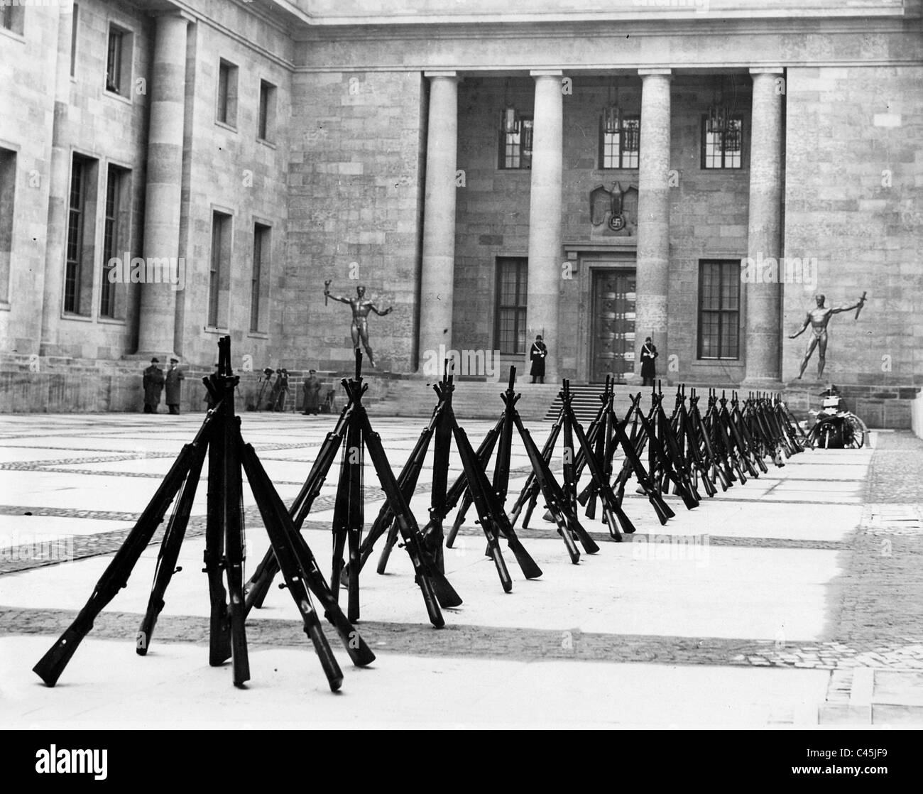 Il cortile della nuova Cancelleria del Reich, 1939 Foto Stock