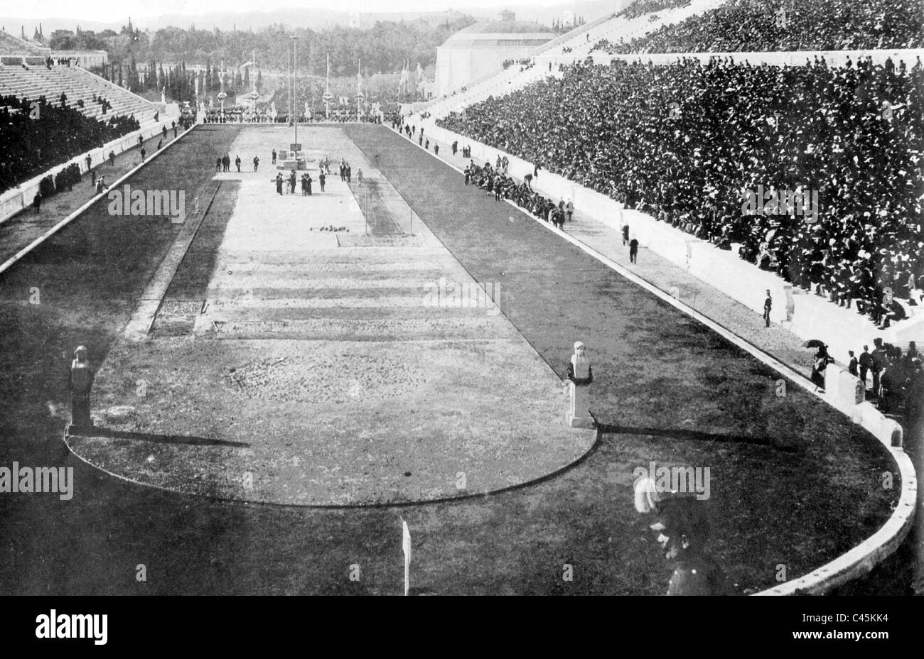 In occasione dei Giochi olimpici di Atene, 1896 Foto Stock