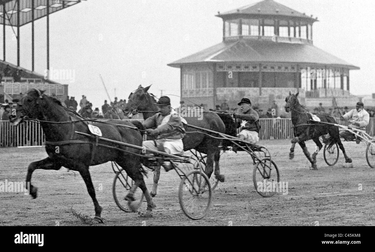 Cablaggio racing in Mariendorf, 1916 Foto Stock