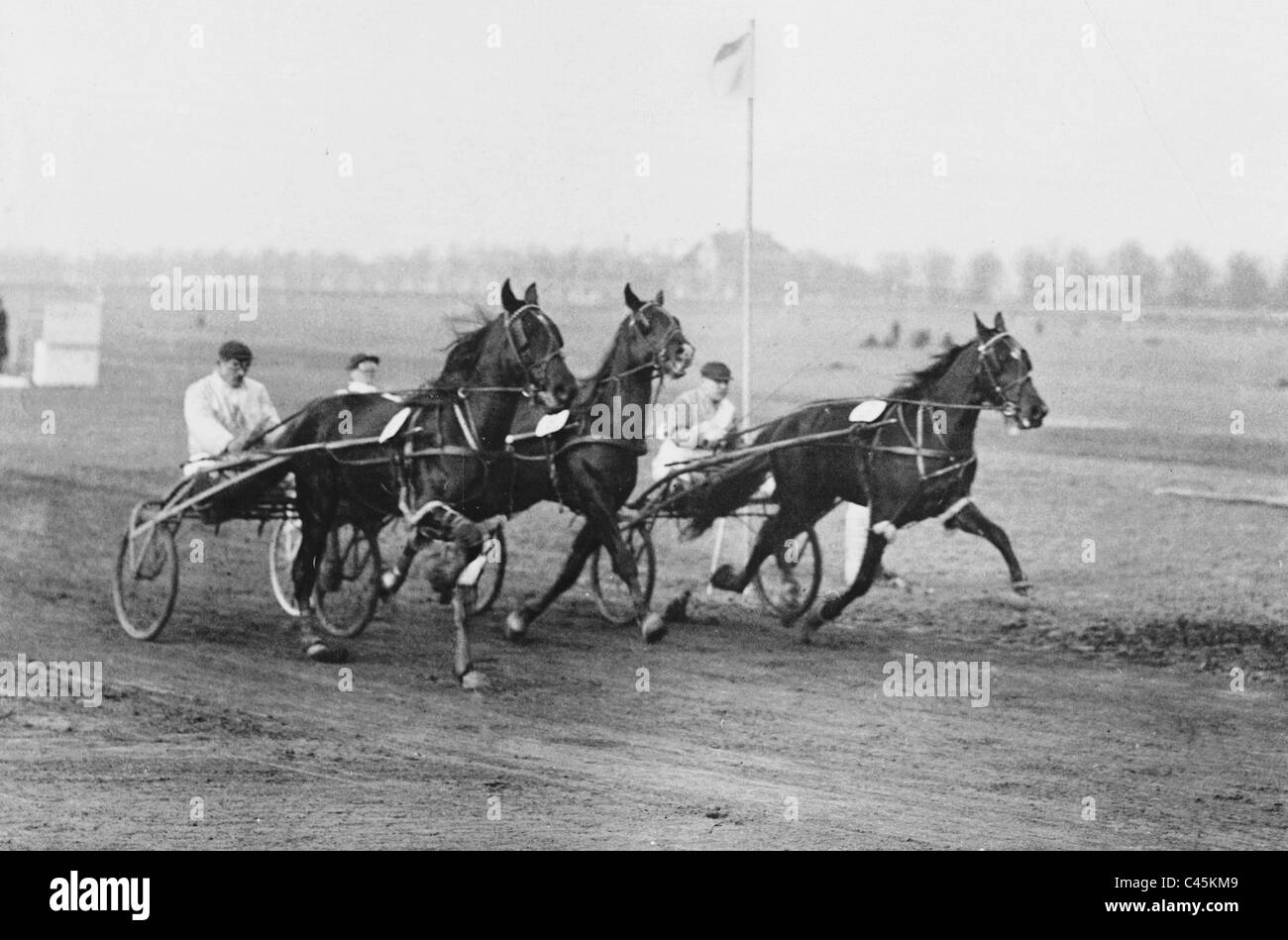 Cablaggio racing in Mariendorf, 1917 Foto Stock