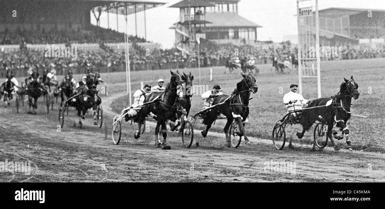 Cablaggio racing in Mariendorf, 1917 Foto Stock