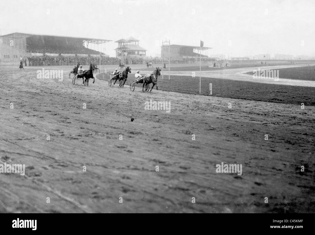 Cablaggio racing in Mariendorf, 1917 Foto Stock