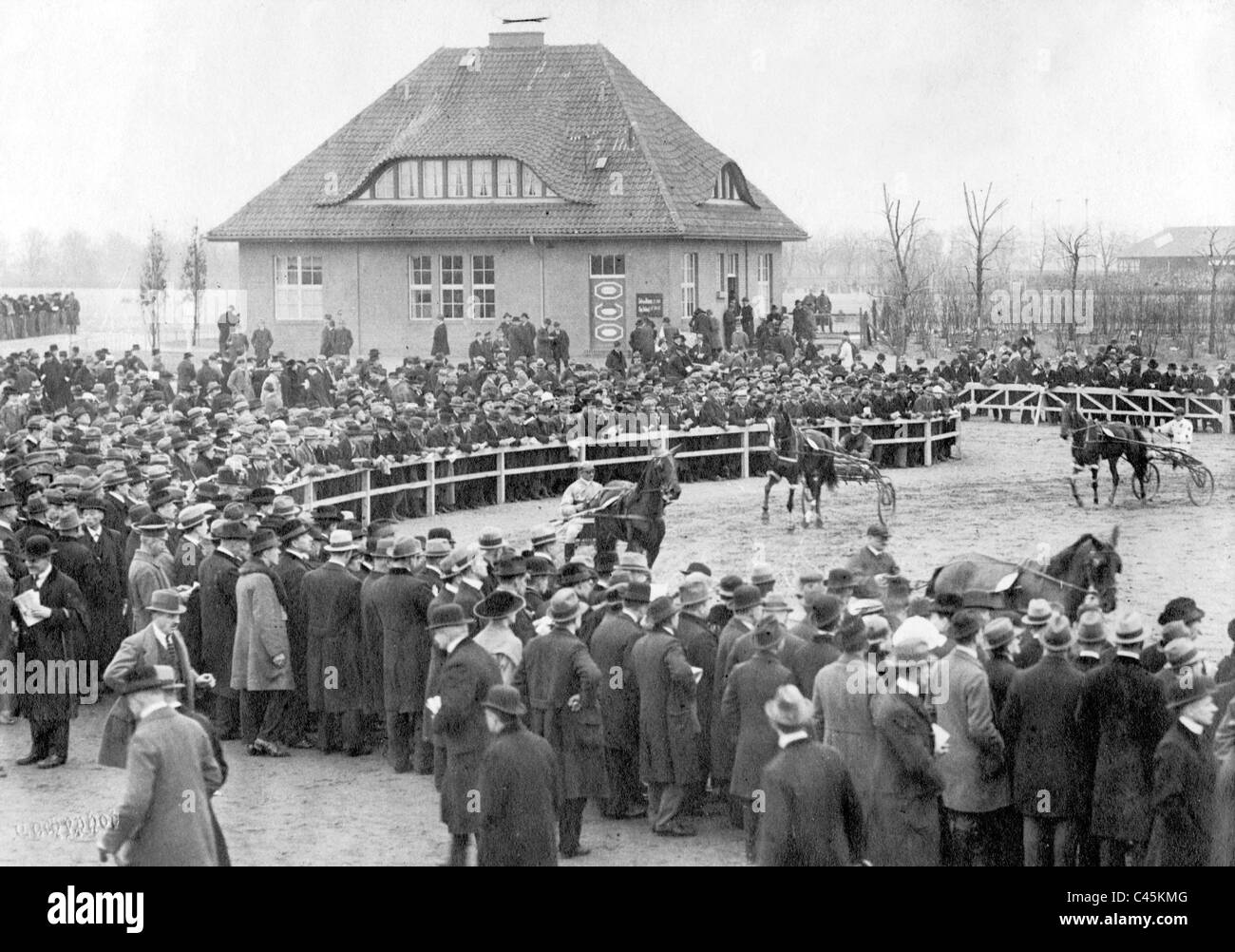 Cablaggio racing a Mariendorf, 1915 Foto Stock