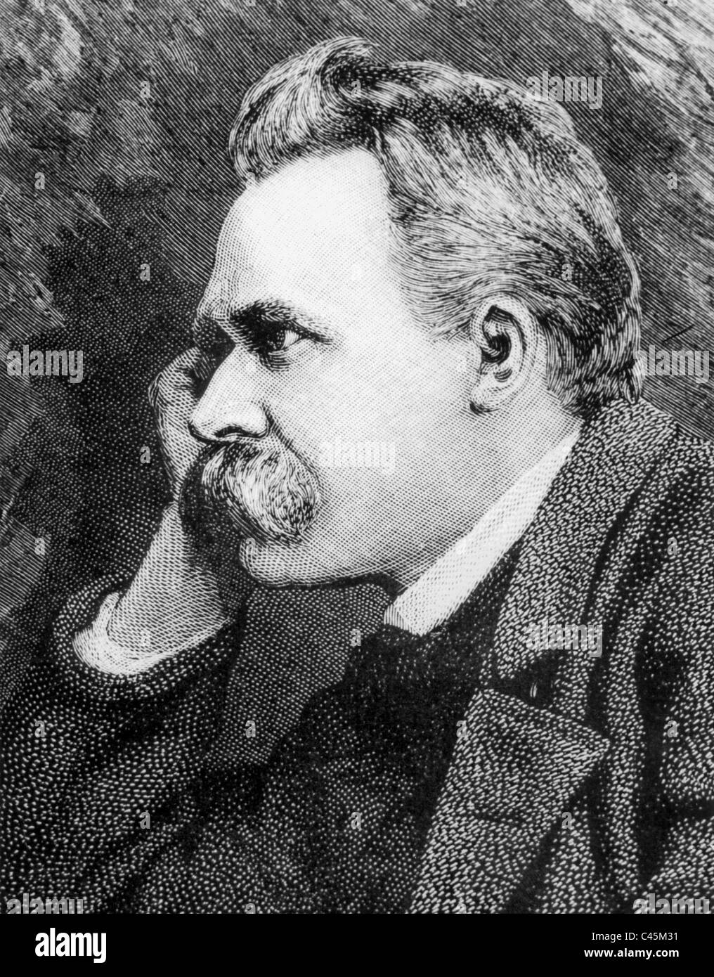 Friedrich Nietzsche Foto Stock