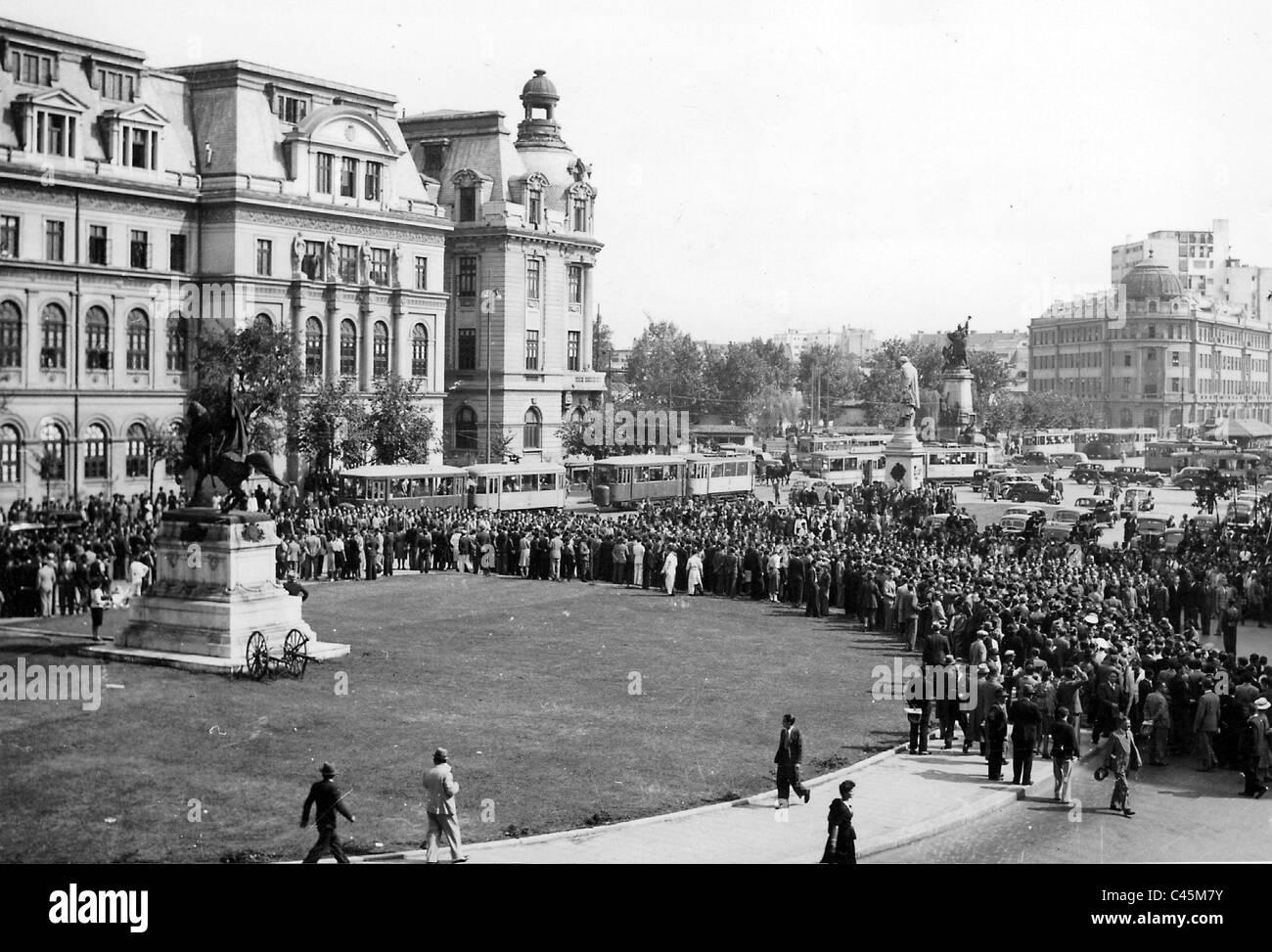 Università di Bucarest Foto Stock