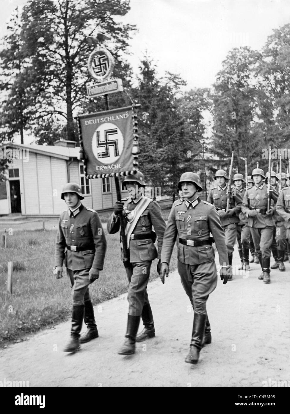 Esercito in stato nazista Foto Stock
