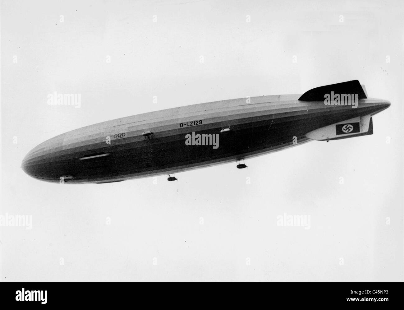 La Zeppelin 'Hindenburg' (LZ 129), 1937 Foto Stock