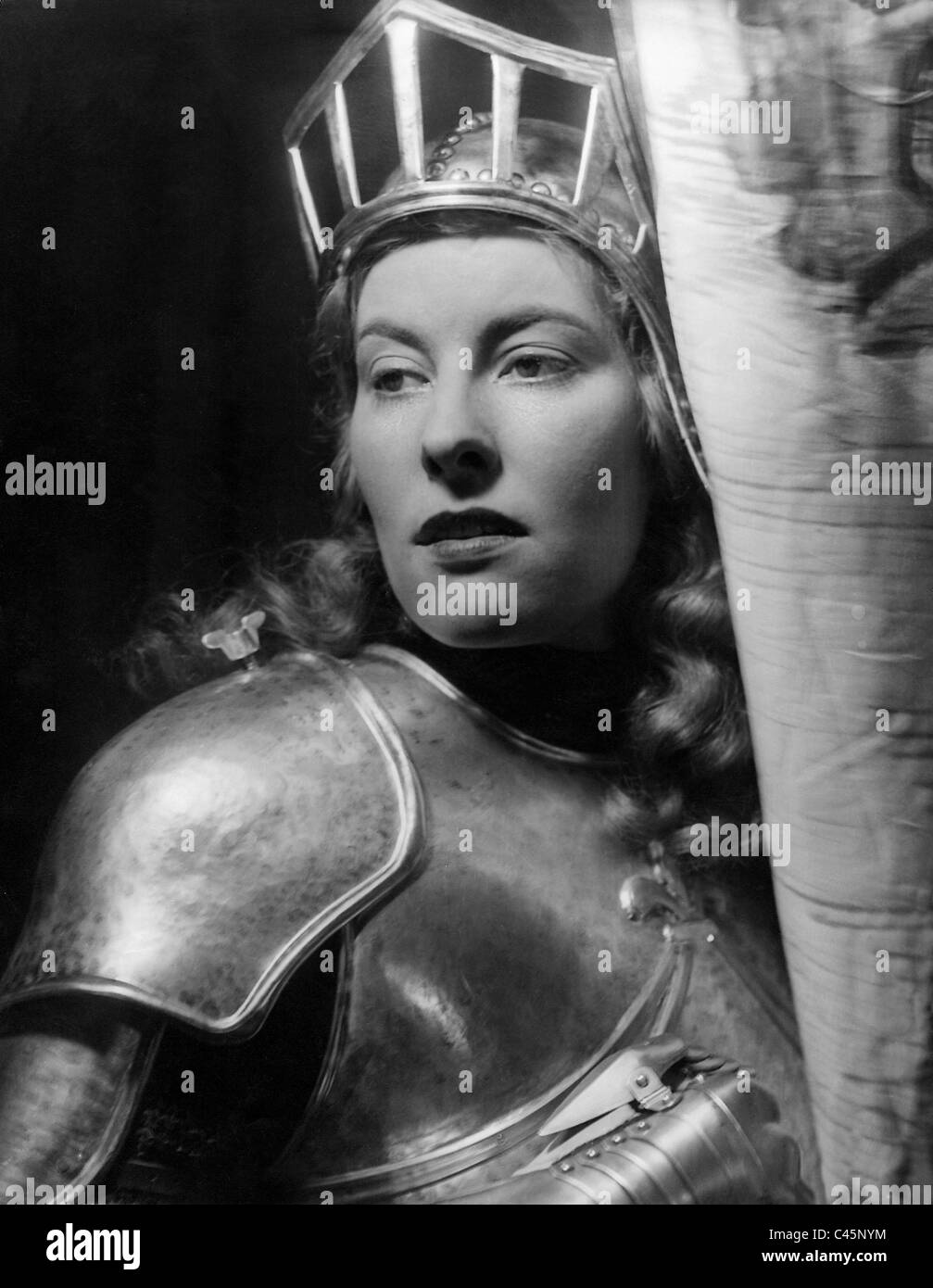 Marianne Hoppe in 'La cameriera di Orleans', 1939 Foto Stock