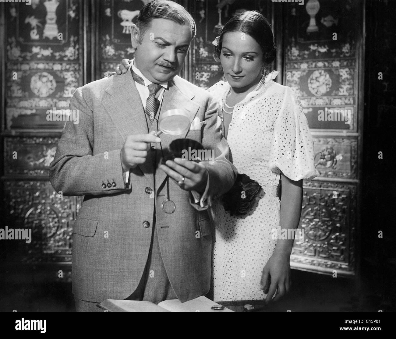 Hans Leibelt e Brigitte Horney " un uomo vuole andare in Germania" nel 1934 Foto Stock