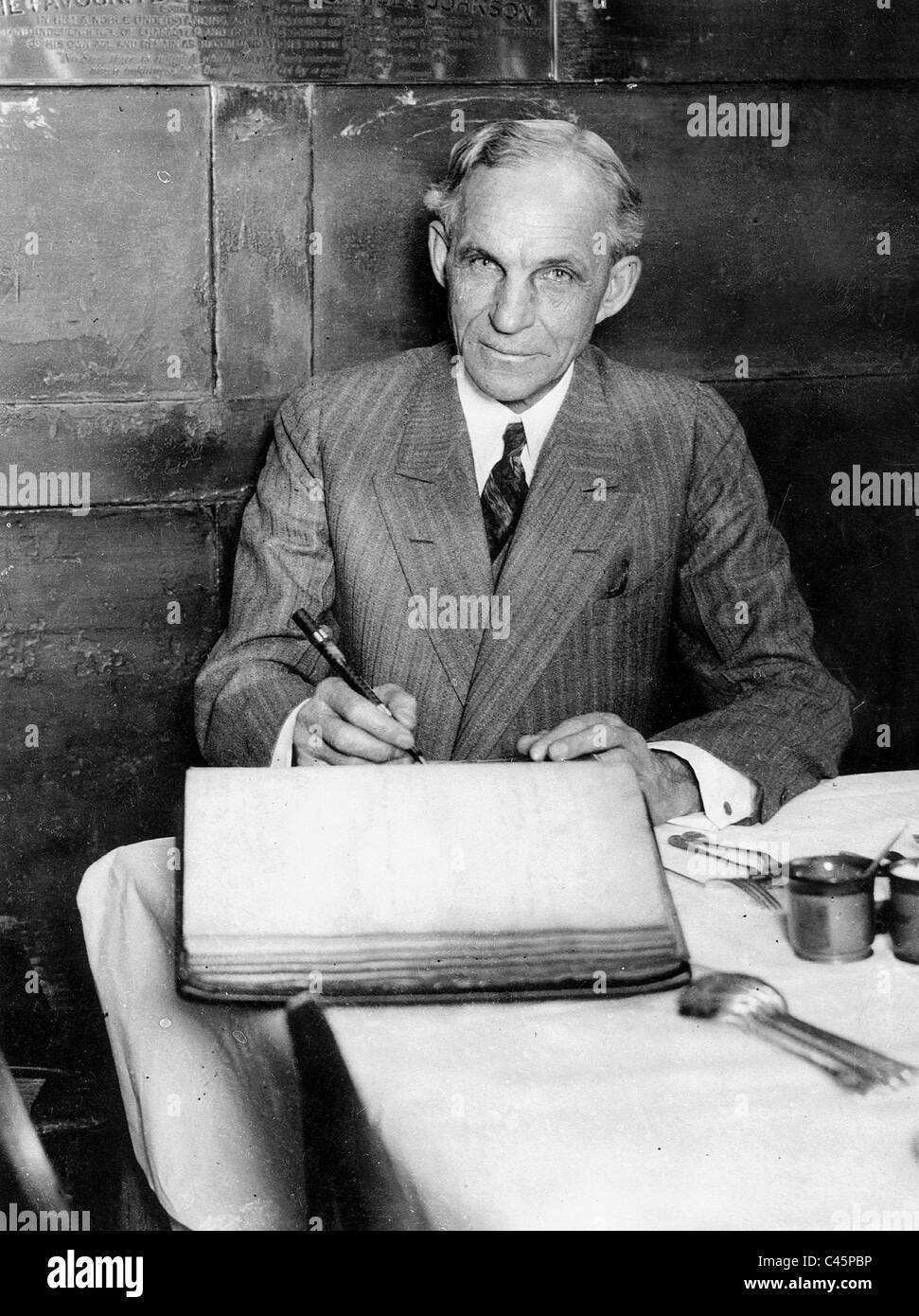 Henry Ford, 1928 Foto Stock