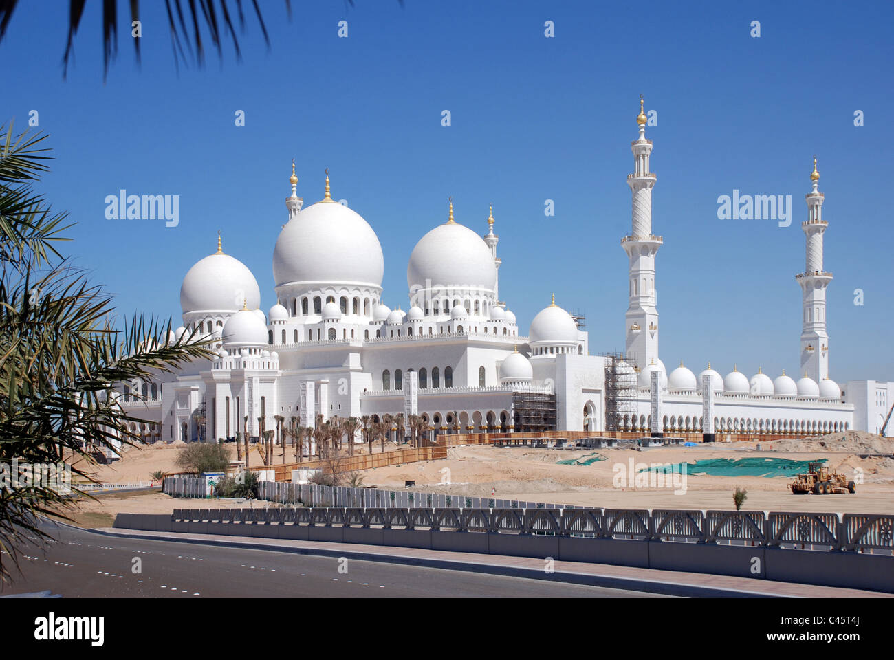 Moschea Sheikh Zayed, abu dhabi, Emirati arabi uniti, medio oriente Foto Stock