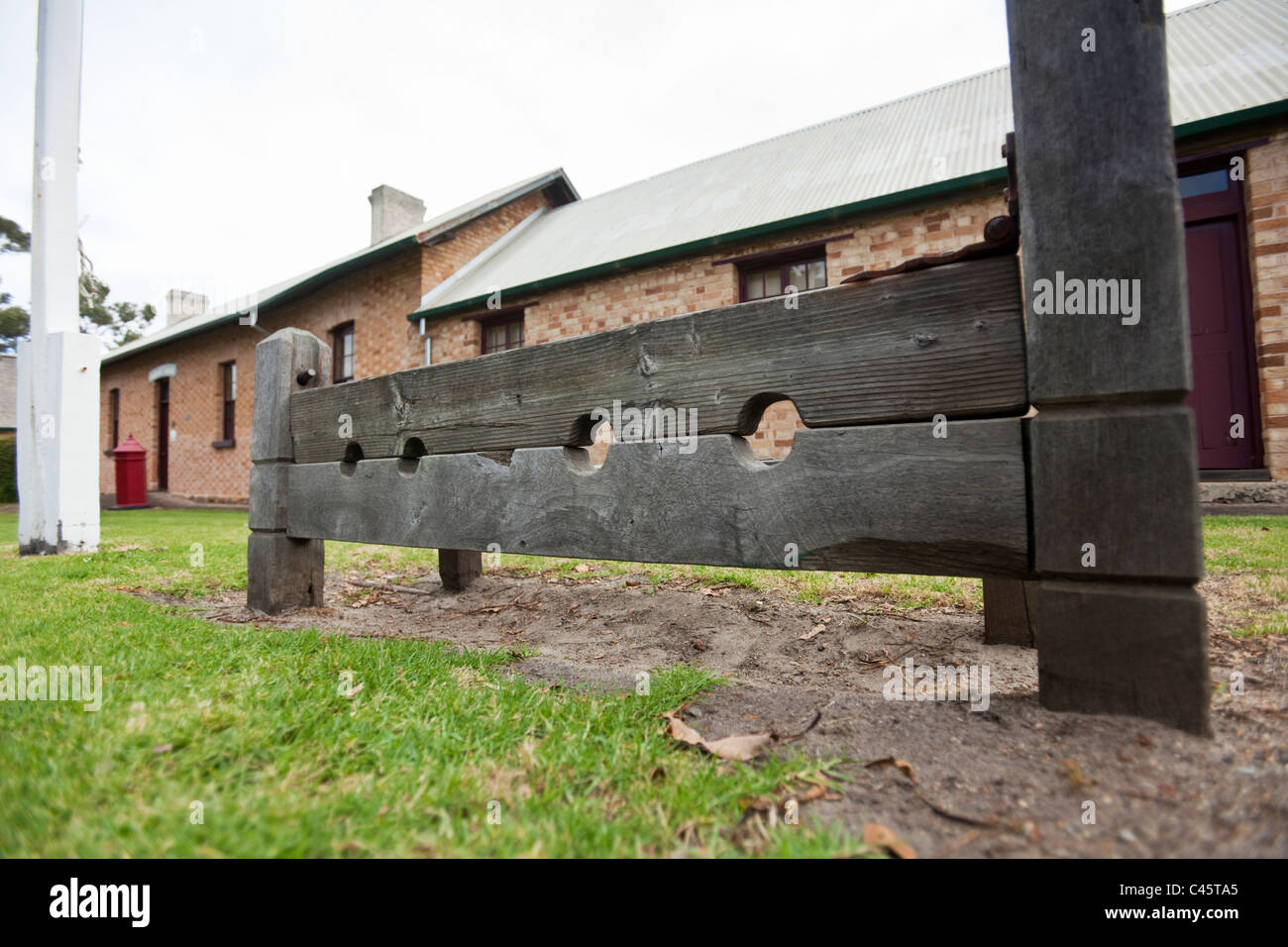 Le scorte presso la Old Convict carcere - costruito nel 1851 come un condannato al carcere e ora un museo. Albany, Australia occidentale, Australia Foto Stock