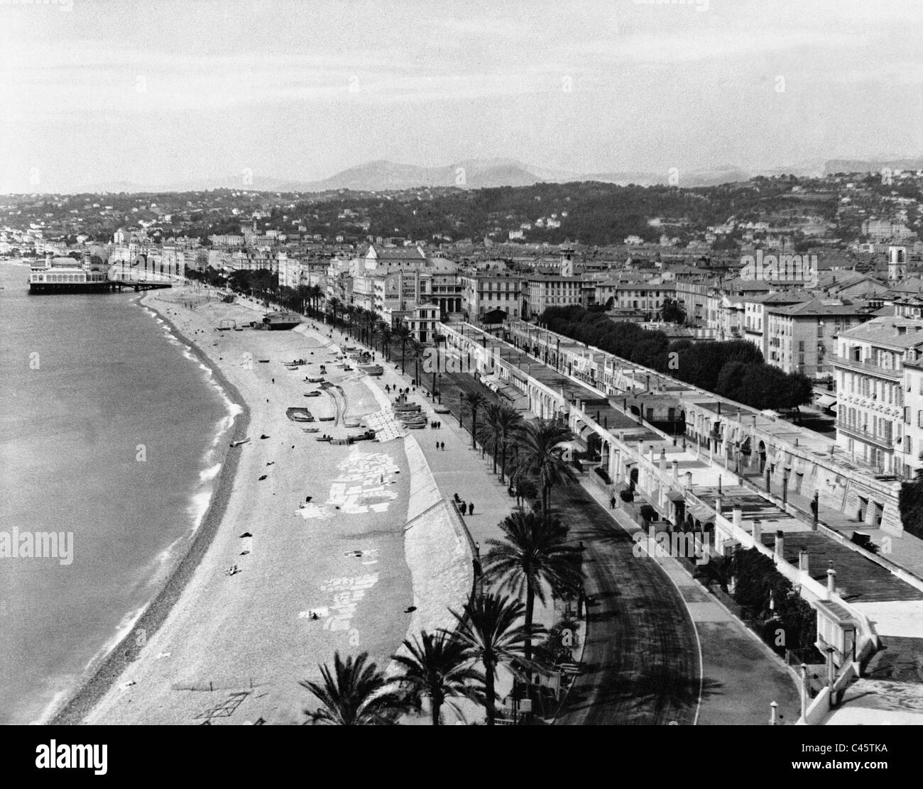 Panorama di Nizza, 1931 Foto Stock