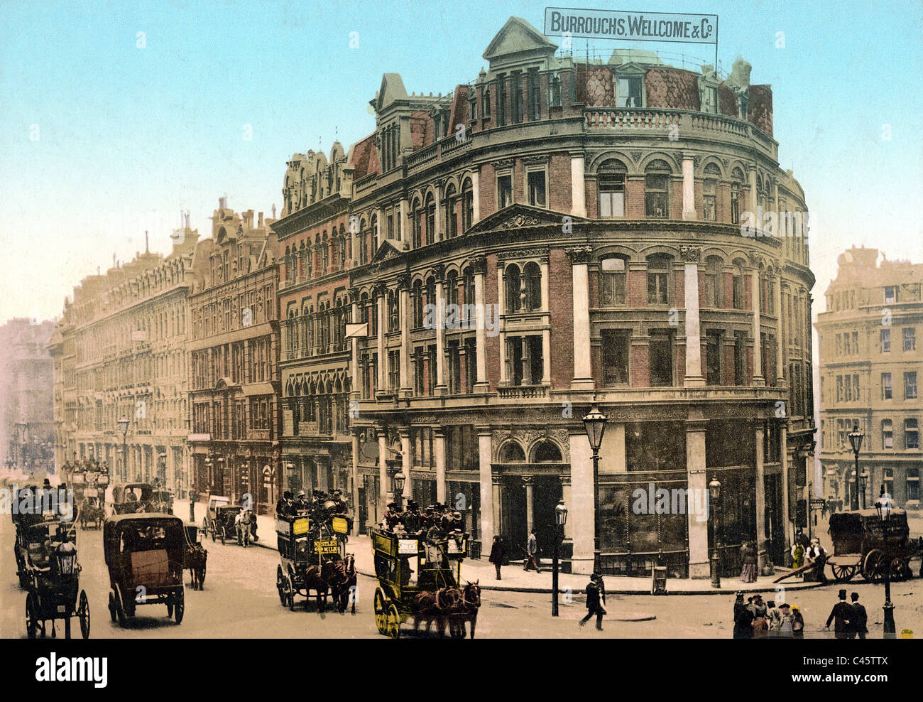Scena di strada a Londra Foto Stock