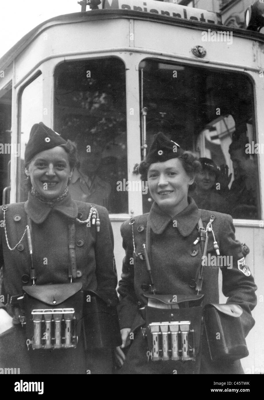 Femmina auto strada conduttori, 1939 Foto Stock