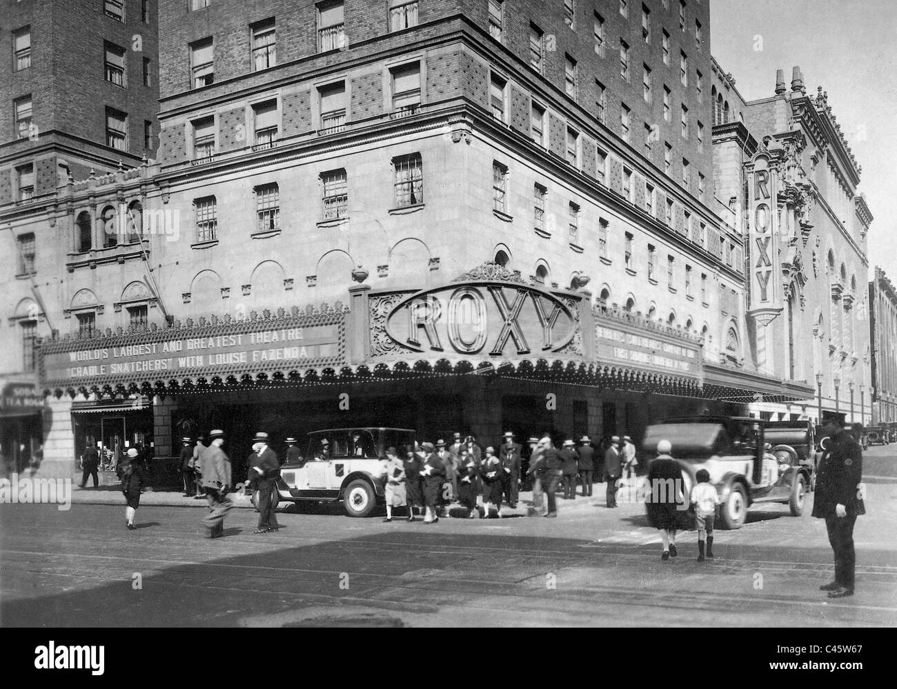 Roxy Theatre sulla Broadway, 1927 Foto Stock