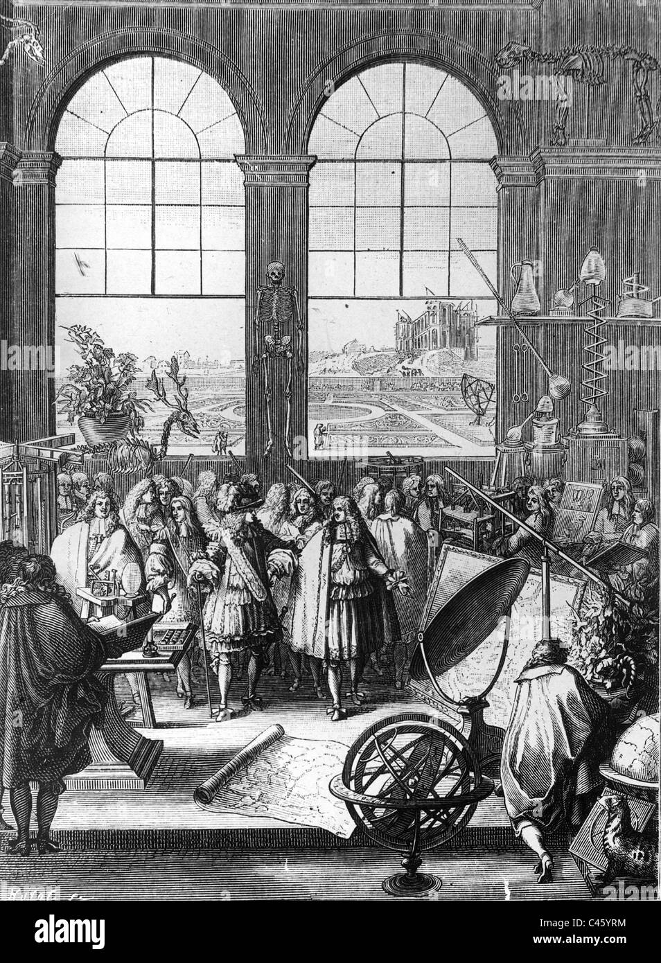 Louis XIV in osservatorio Foto Stock