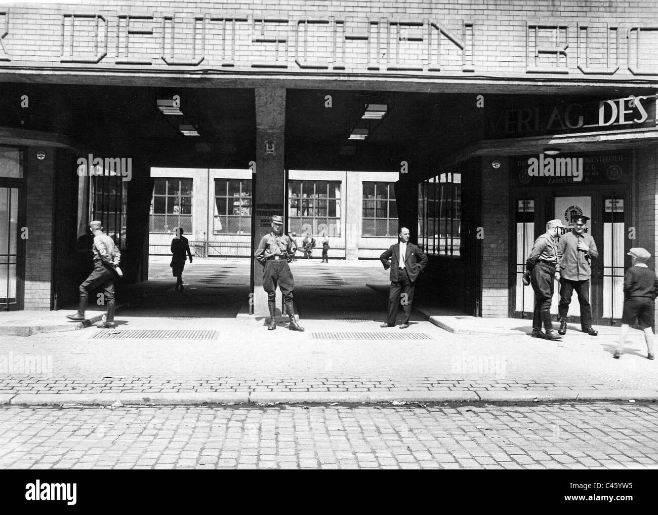 Eliminazione degli oppositori politici dopo il sequestro del potere nel 1933 Foto Stock