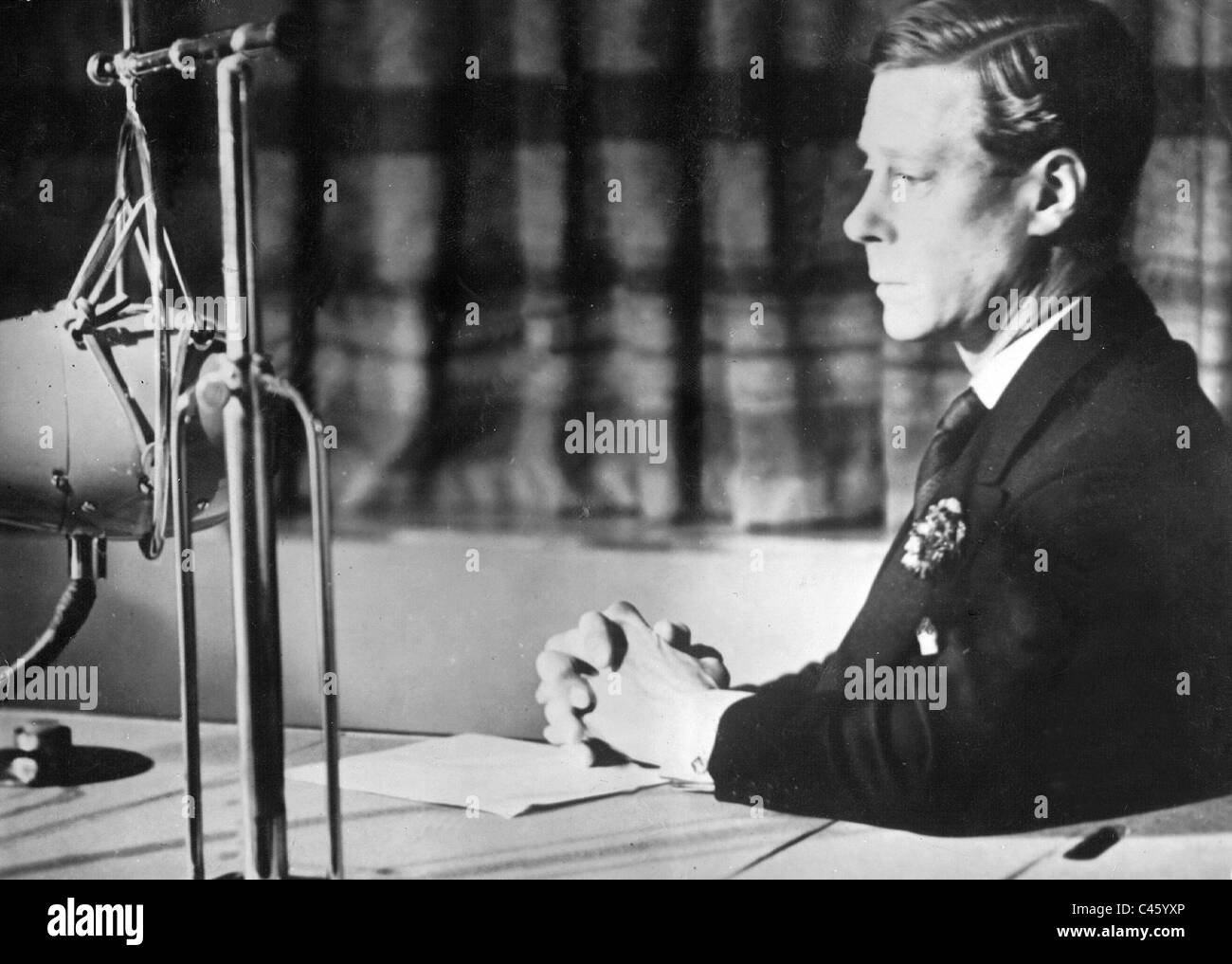 Abdicazione del re Edward VIII nel 1936 Foto Stock