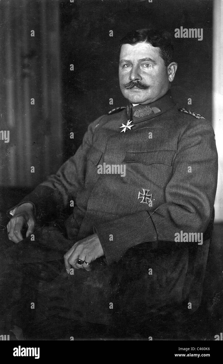 Wilhelm Groener, 1916 Foto Stock