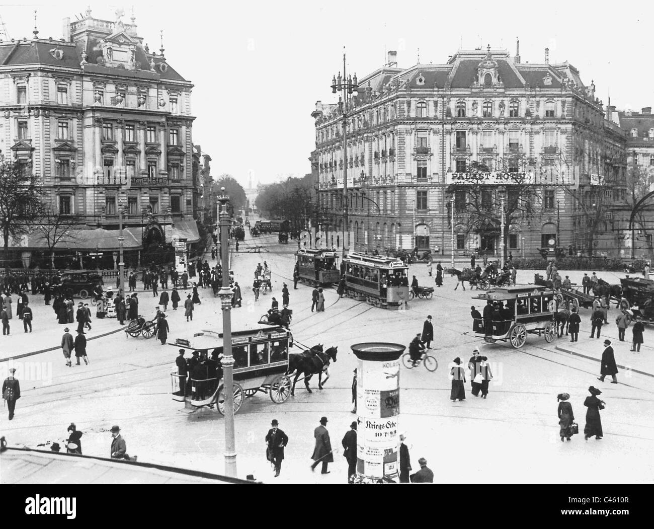 La Potsdamer Platz di Berlino, 1914 Foto Stock