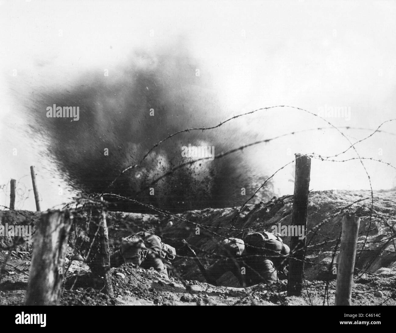 La battaglia di Verdun della Prima Guerra Mondiale, 1916 Foto Stock