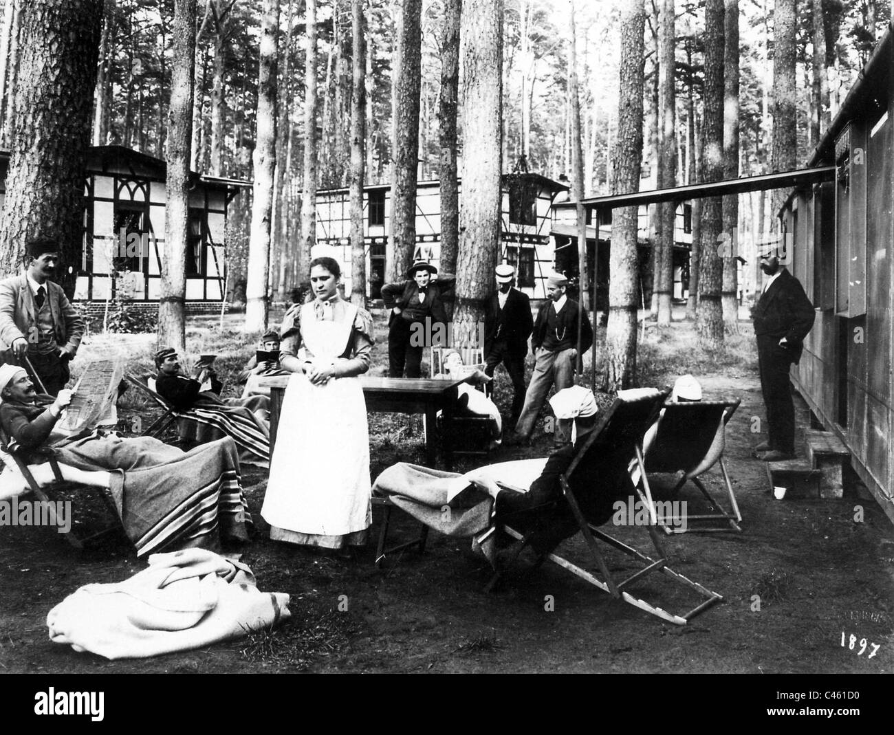 Sanatorium Grabowsee 1897 Foto Stock