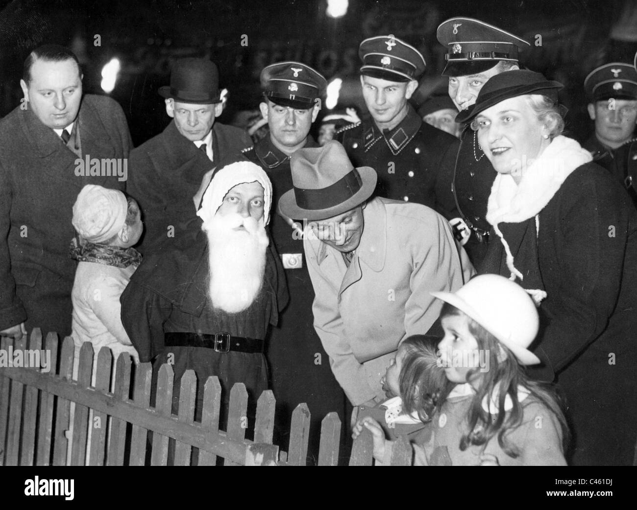 Reich Ministro Dr. Josef Goebbels con la famiglia Foto Stock