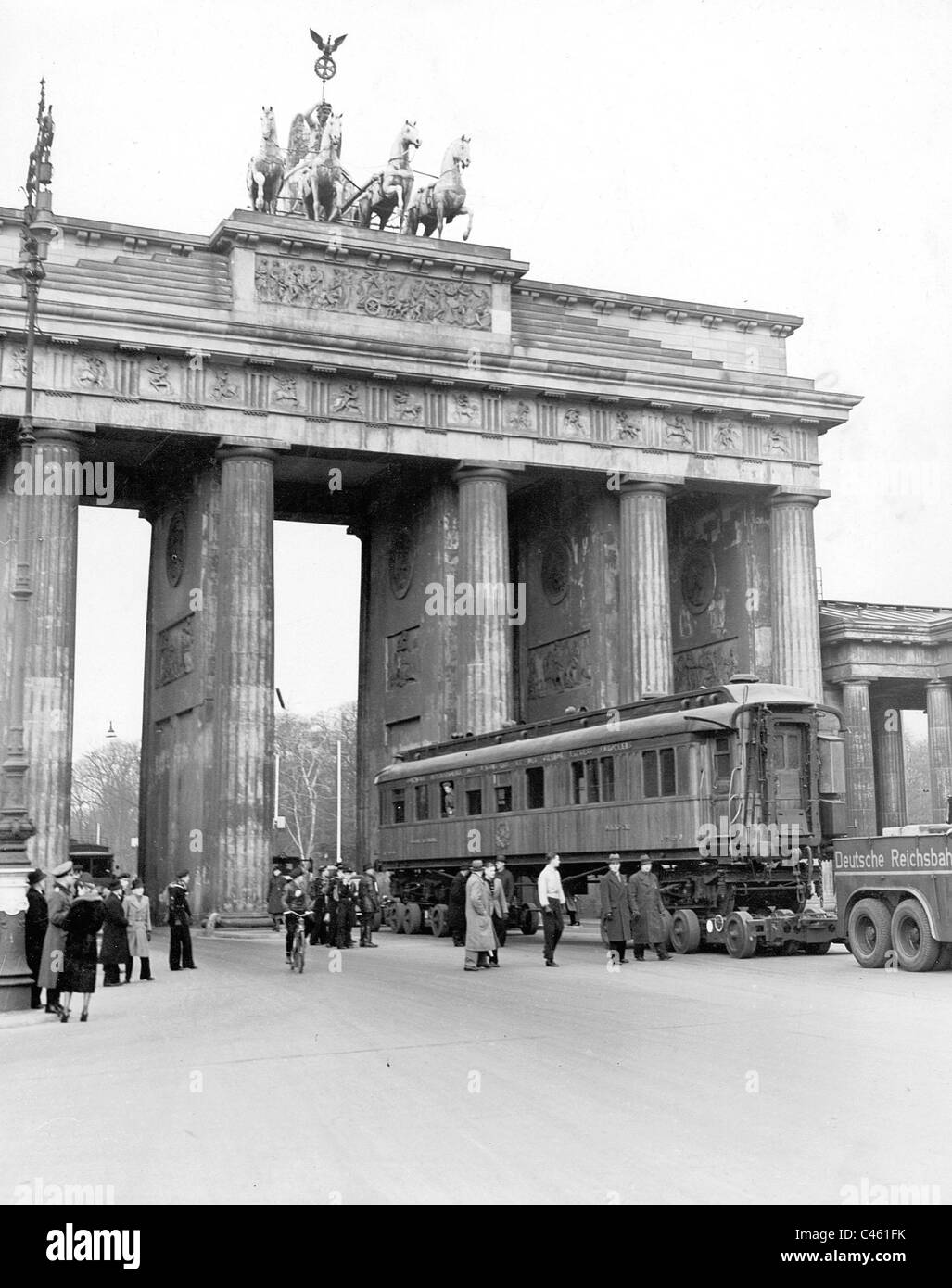 Carrello ferroviario di Compiegne a Berlino Foto Stock