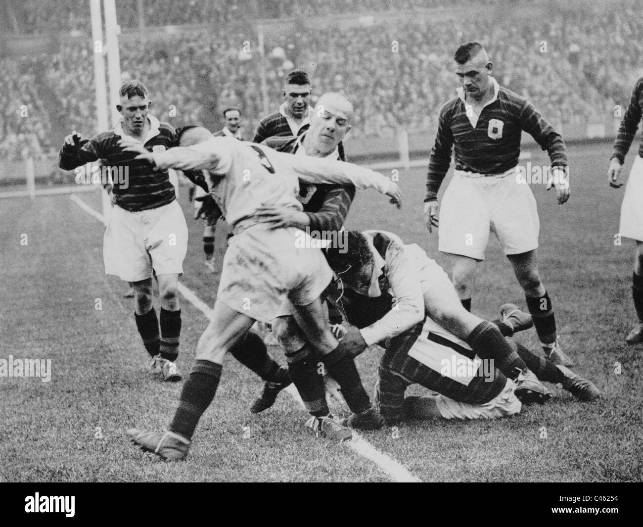 Finale della Rugby League Cup 1935 Foto Stock