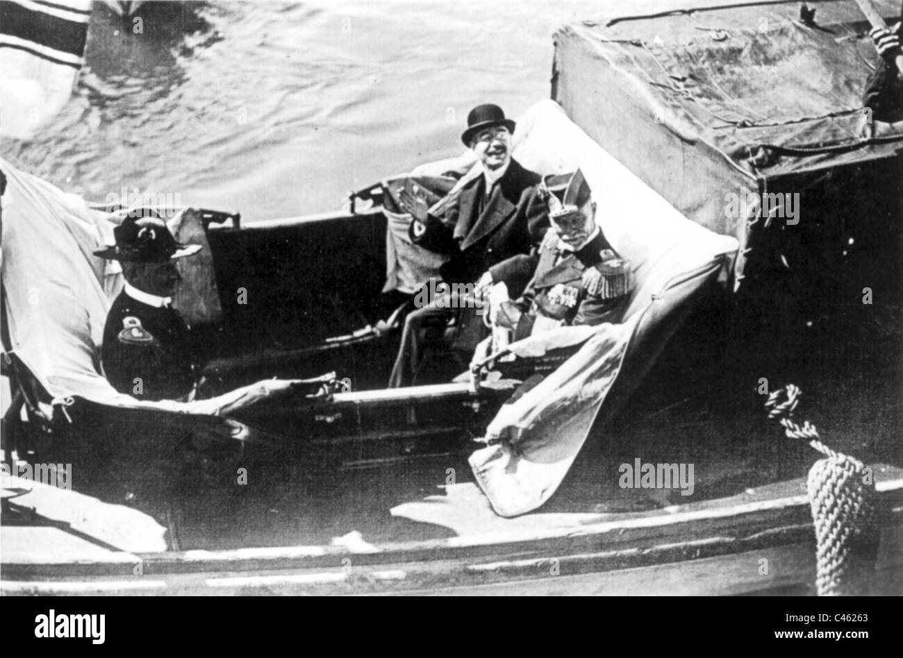 Battaglia nei pressi di Isole Falkland nella Prima Guerra Mondiale Foto Stock