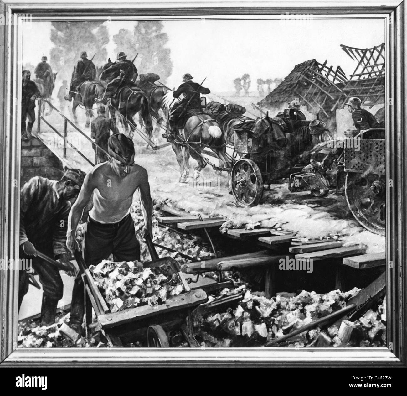 Arte del Terzo Reich: guerra temi, 1933-1945 Foto Stock