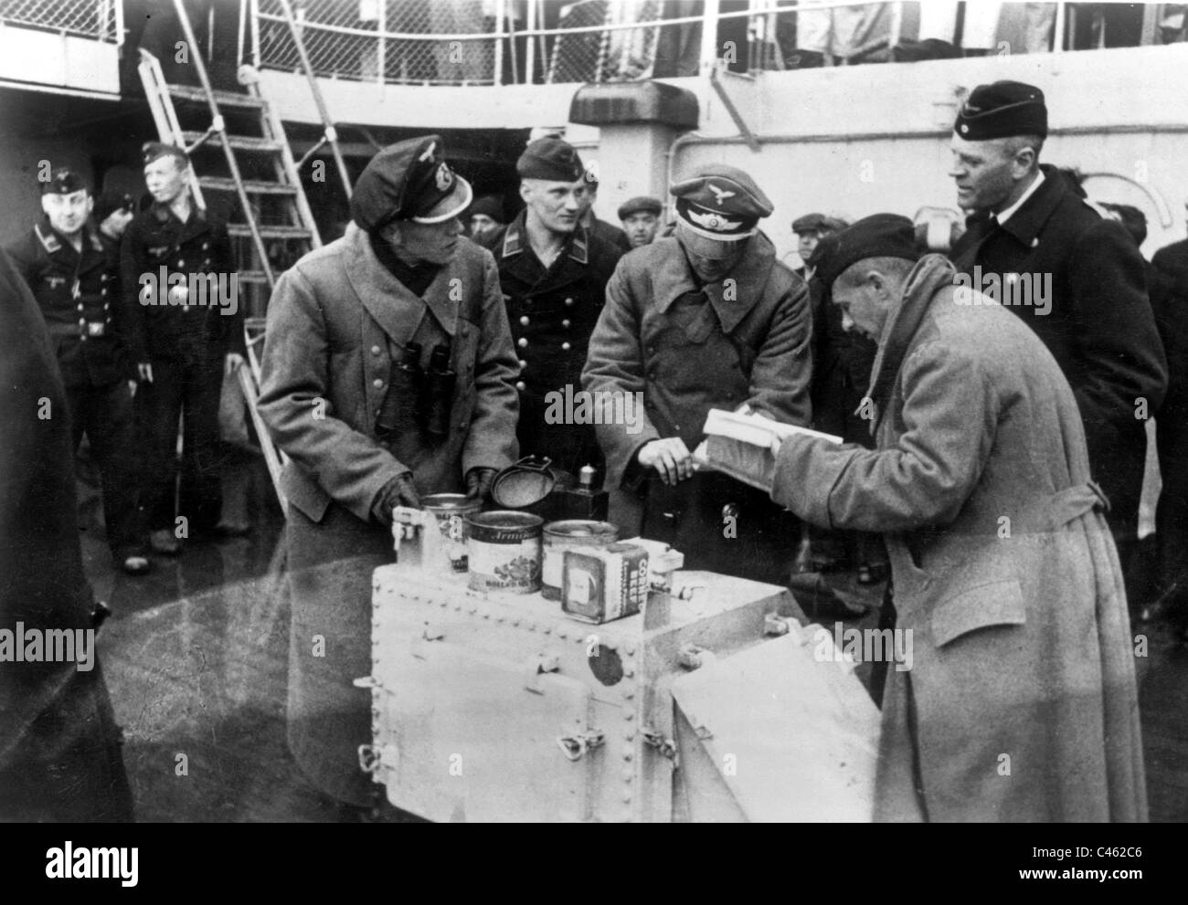 Battaglia in Atlantico nella Seconda Guerra Mondiale Foto Stock