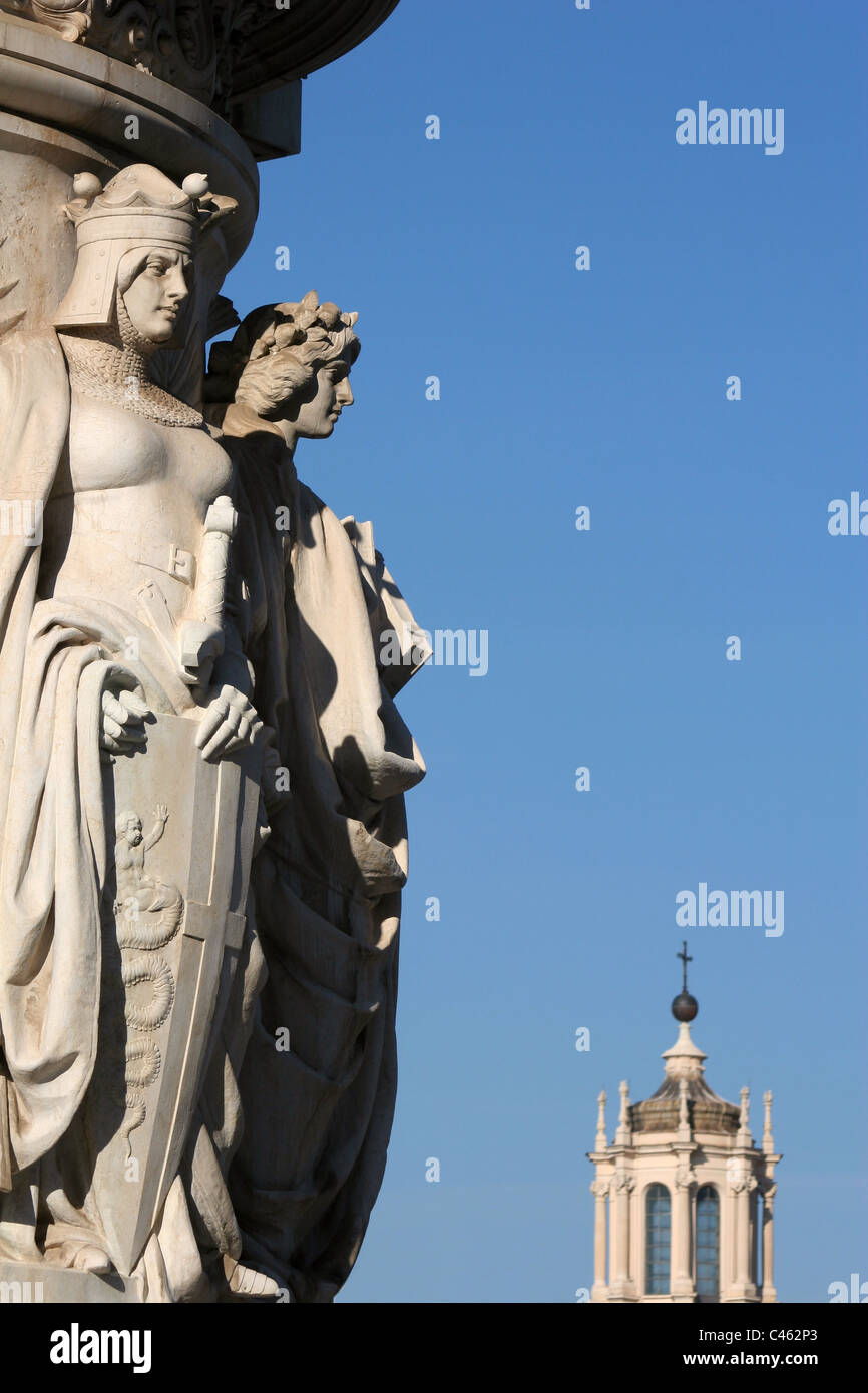 Roma - dettaglio da Vittorio Emanuele landmark Foto Stock