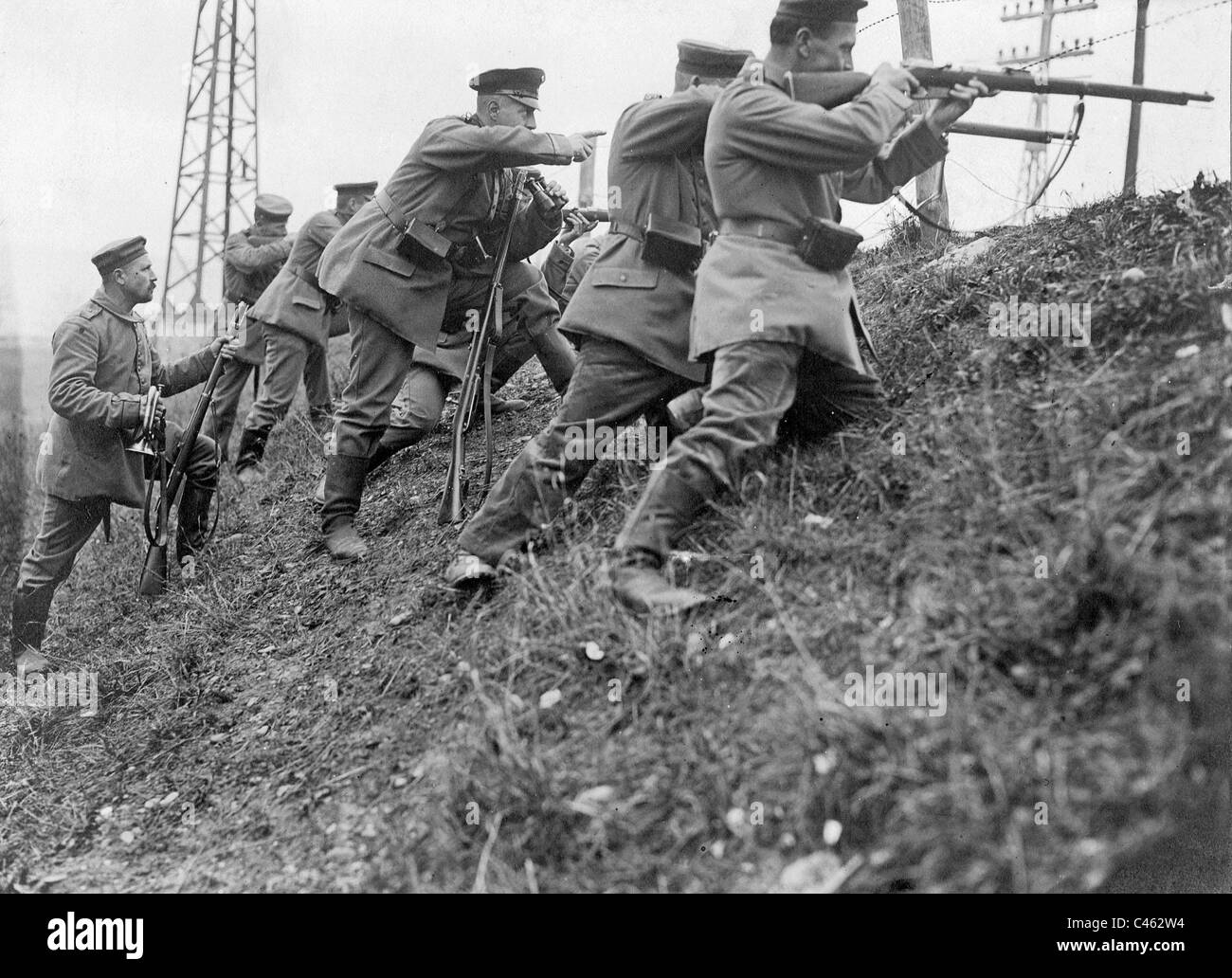 I soldati tedeschi, 1914 Foto Stock